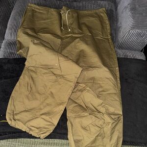 Army Green Parachute Pants